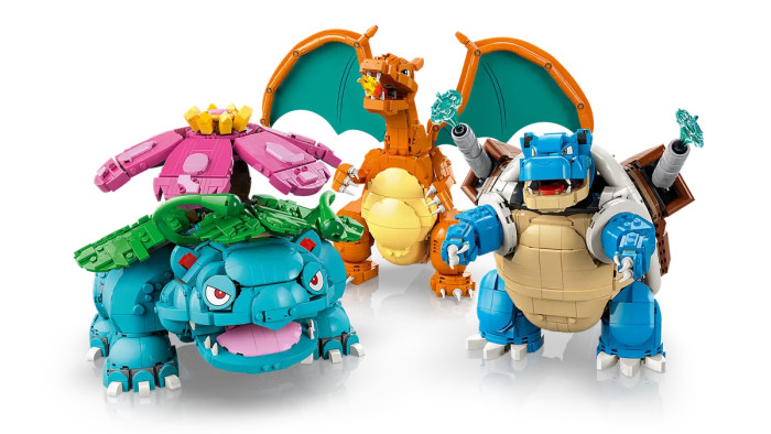 Lego Pokémon Bisaflor, Glurak und Turtok 72153 (Bild: Lego)