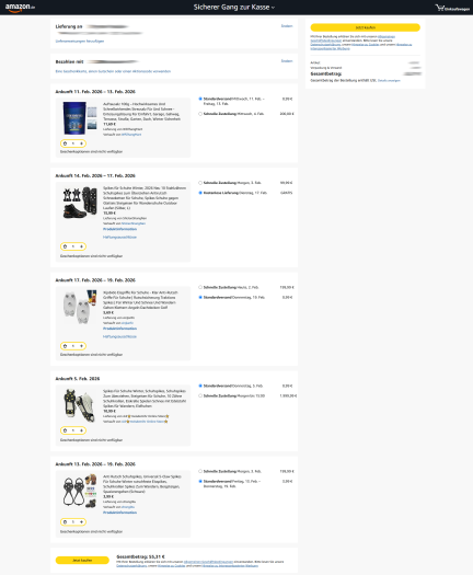 In Stichproben stießen wir auf etliche Produkte bei Amazon, für die ungewöhnlich hohe Versandkosten anfallen, falls die Produkte besonders schnell geliefert werden sollen. (Bild: Amazon/Screenshot: Golem)