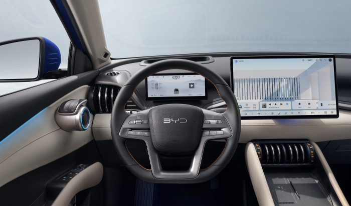 Das Cockpit des Atto 3 Evo (Bild: BYD)