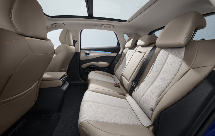 Die Rücksitze des Atto 3 Evo (Bild: BYD)