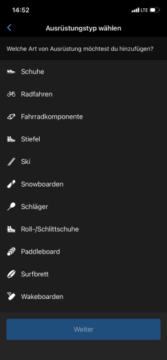 Das neue Gear Tracking in Garmin Connect (Bild: Garmin / Screenshot: Golem)