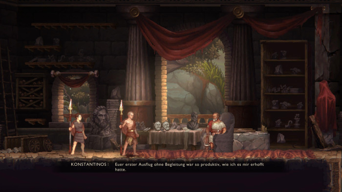 Eine typische Zwischensequenz mit Sprachausgabe und Bildschirmtexten. (Bild: Sony / Screenshot: Golem)