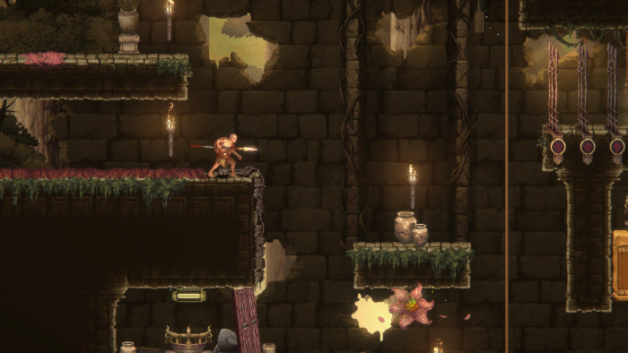 Auch Höhlensysteme muss der Spartaner erkunden. (Bild: Sony / Screenshot: Golem)