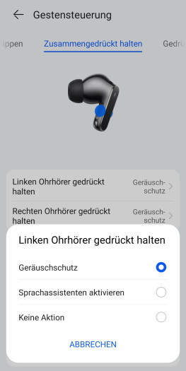 Anpassungen dafür gibt es kaum. (Bild: Huawei/Screenshot: Golem)