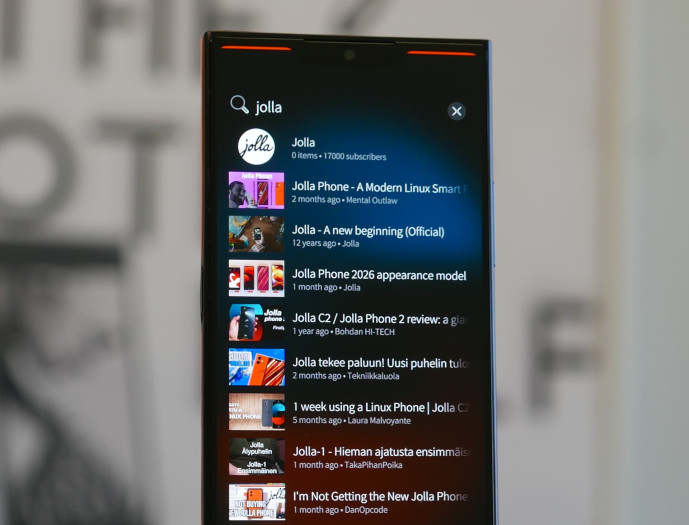 Das aktuelle Engineering Sample des Jolla Phone (Bild: Jolla)