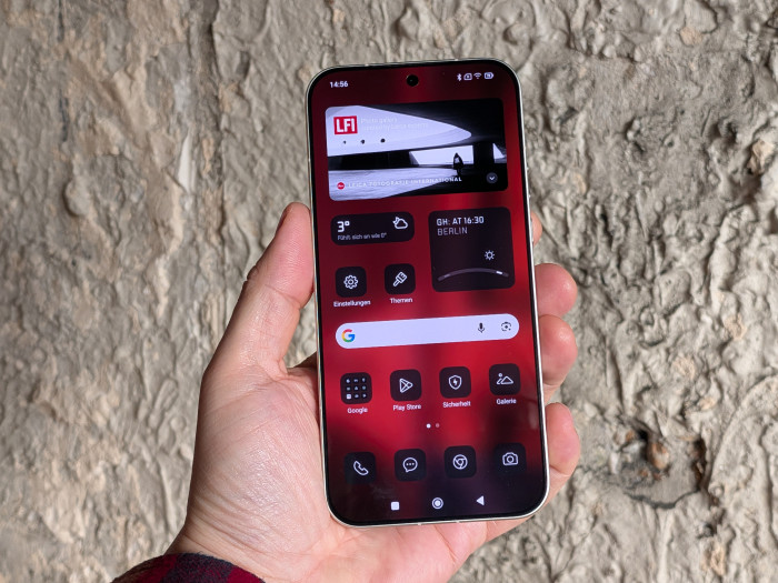Das Leitzphone von Leica kommt mit Xiaomis Android-Version, aber mit eigenem Skin. (Bild: Tobias Költzsch/Golem)