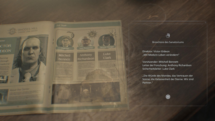 Dieser Victor Gideon ist im Rahmen der Geschichte nicht unwichtig. (Bild: Capcom / Screenshots: Golem)