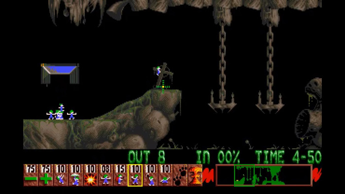 Auch vom späteren Publisher Psygnosis erhielt das Entwicklerteam Rückendeckung in Form von Grafiken aus Titeln wie dem Amiga-Klassiker Shadow of the Beast. (Bild: DMA Design / Screenshot: Medienagentur Plassma)