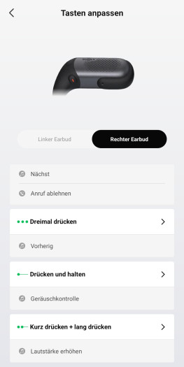 ... ist unvollständig, weil es keine Mikrofonsteuerung gibt. (Bild: Shokz/Screenshot: Golem)