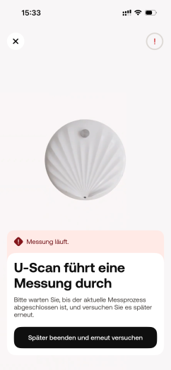 Bis das Ergebnis vorliegt, vergehen circa 20 Minuten.