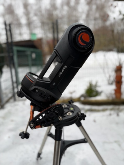 Montierung des Celestron Origin (Bild: Mario Keller)