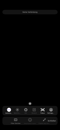 Kameraeinstellungen (Bild: Mario Keller)