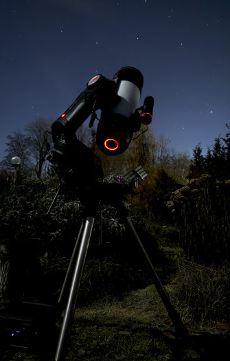 Polausrichtung Stativ (Bild: Mario Keller)