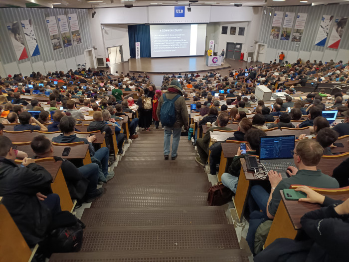 Abschluss-Keynote der Fosdem 2026 (Bild: Markus Feilner)
