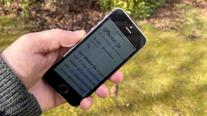 Der 4 Zoll große Bildschirm bietet 700.000 Pixel. (Bildquelle: Golem/Mario Petzold)