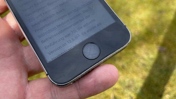Um den Fingerabdrucksensor gab es vielfältige Diskussionen. (Bildquelle: Golem/Mario Petzold)