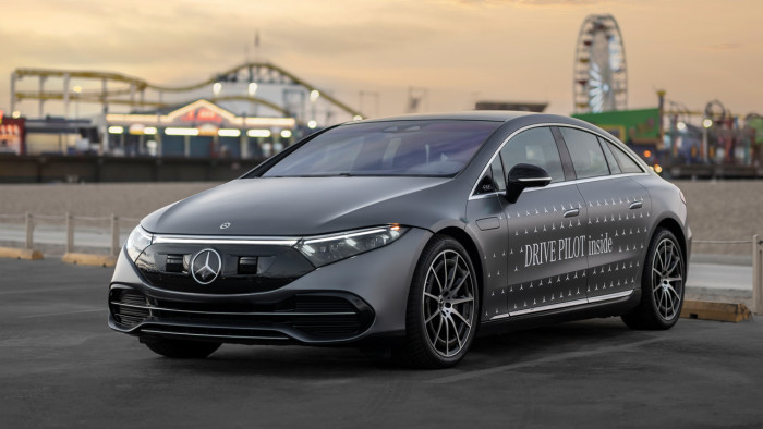 Bilder von der Testfahrt mit dem Drive Pilot von Mercedes-Benz, 2023 in Santa Monica (Bild: Mercedes-Benz)