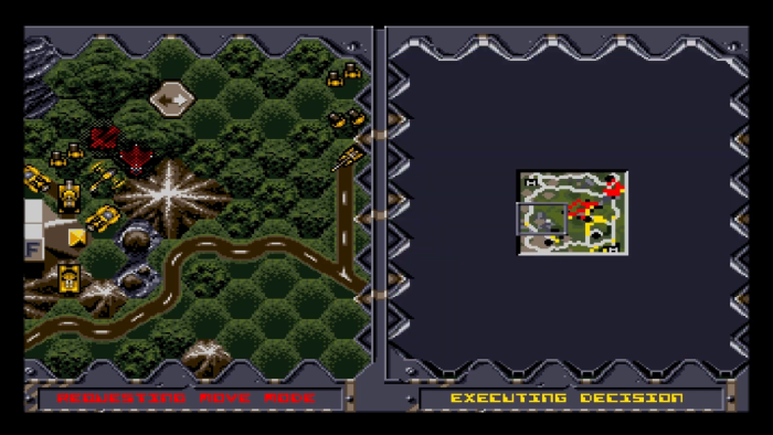 Für die Kartenfunktion benötigt man eine Lupe. Sie gibt höchstens Aufschluss darüber, wo sich gegnerische Verbände gerade besonders stark tummeln. (Bild: Blue Byte / Screenshot: Medienagentur Plassma)