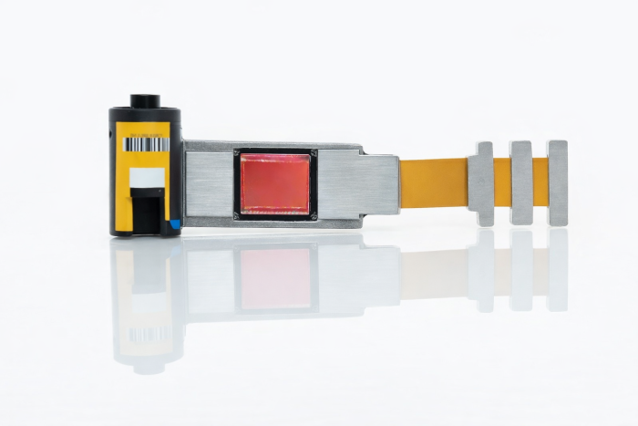 Der Sensor ist auf einer verschiebbaren Platine untergebracht. (Bild: I'm Back)