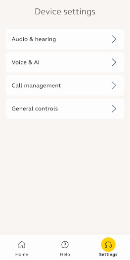 Diese Einstellungen gibt es in der Jabra+-App für den Evolve 3 85. (Bild: Jabra/Screenshot: Golem)