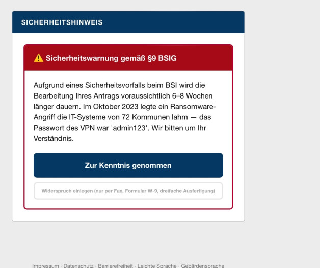 Satire-Website Klaus Programmieren (Bild: Klaus Programmieren)