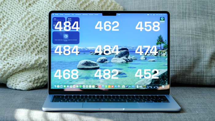 Helligkeit des Displays in cd/m² (Bild: Oliver Nickel/Golem.de)