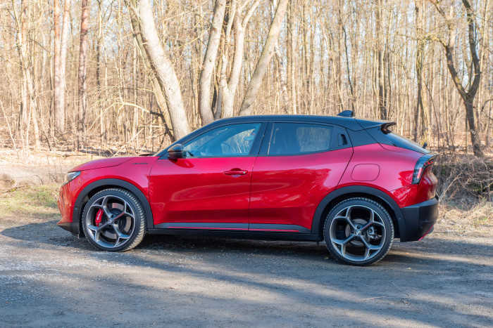 Alfa Romeos Junior Elettrica in der Veloce-Ausstattung (Bild: Martin Wolf/Golem)