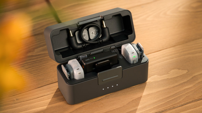 Die Ladeschale des DJI Mic Mini 2 (Bild: DJI)