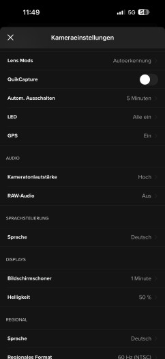Wer schon länger Gopro-Nutzer ist, findet wenig neues in der App. (Bild: Gopro / Screenshot: Golem)