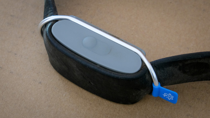 Der Biotracker 2026 ist relativ kompakt und passt an fast jedes Halsband. (Bild: Steinlechner/Golem)