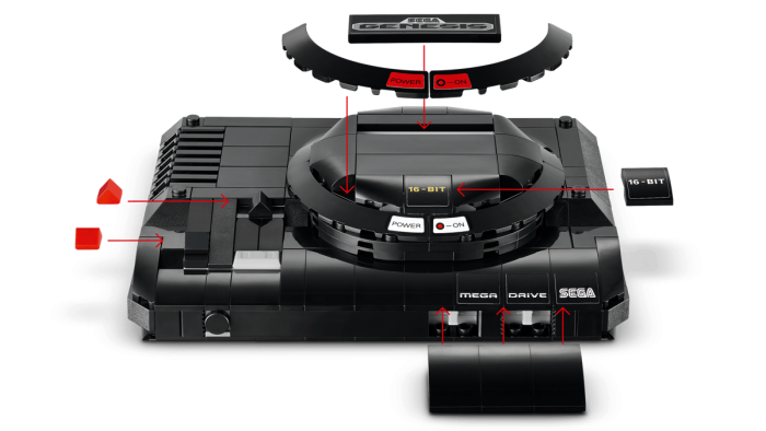 Lego Sega Mega Drive 40926 (Bild: Lego)