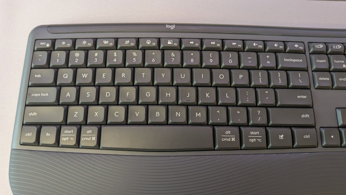 Auf der Tastatur Signature Comfort Plus tippt es sich angenehm. (Bild: Ingo Pakalski/Golem)
