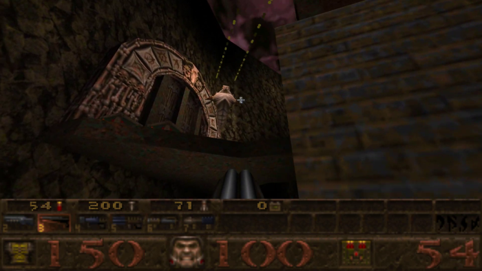 Die sogenannten Scrags fliegen durch die Luft und bespucken einen mit Giftkugeln. (Bild: id Software / Screenshot: Medienagentur plassma / Olaf Bleich)