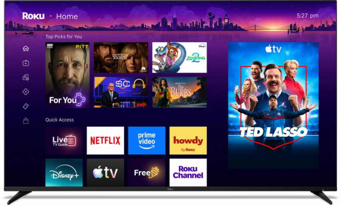 Die neue Oberfläche für Roku-Geräte (Bild: Roku)