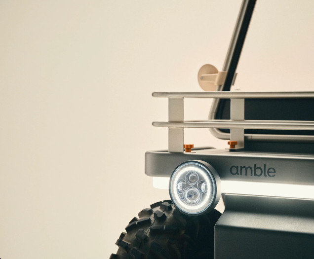 Die Scheinwerfer des Amble One (Bild: Amble)