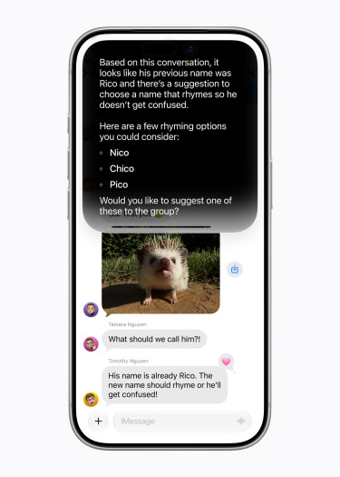 Apple Siri mit KI-Funktionen (Bild: Apple)