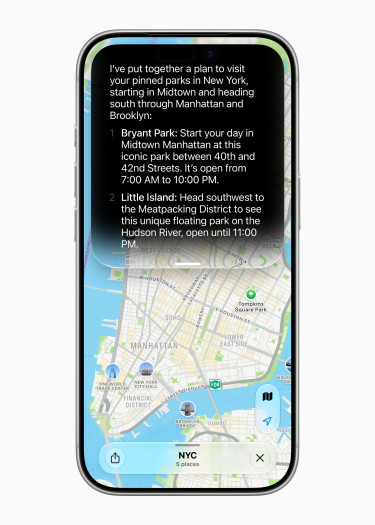 Apple Siri mit KI-Funktionen (Bild: Apple)