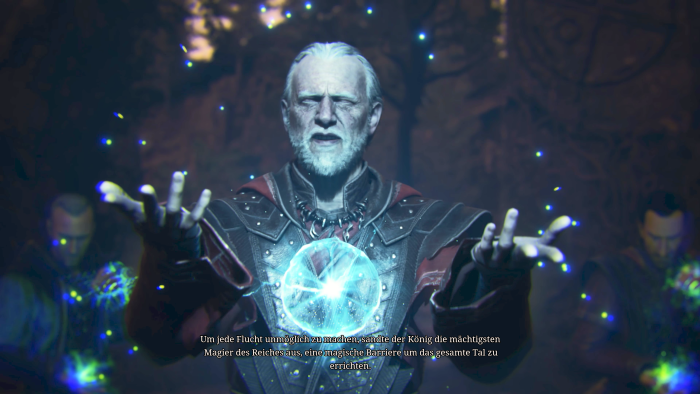 Magier haben in der Welt von Gothic eine besondere Rolle. (Bild: THQ Nordic / Screenshot: Golem)