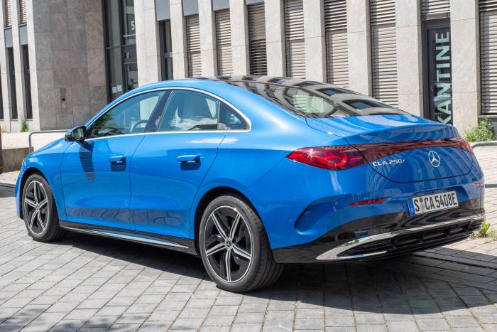 Der CLA ist derzeit das mit Abstand am meisten verkaufte Elektroauto von Mercedes-Benz in Deutschland. (Foto: Martin Wolf/Golem)