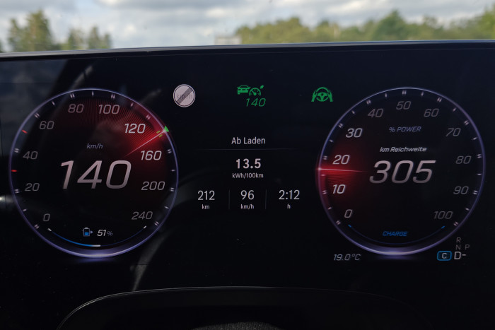 Auch längere Autobahnabschnitte mit noch geringerem Verbrauch sind möglich. (Foto: Friedhelm Greis/Golem)