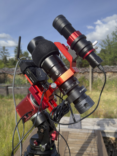 SVBony- und Touptek-basiertes preiswertes Astrofotografie-Setup (Bild: Mario Keller)
