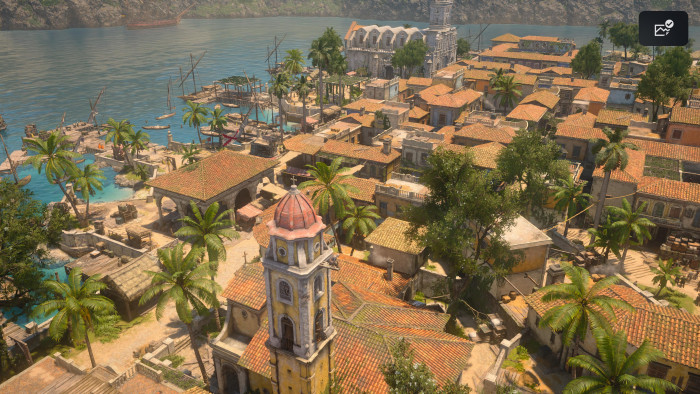 Das historische Havanna ist einer der Hauptorte der Handlung und vollgestopft mit großen und kleinen Ablenkungen, wirkt dabei aber stimmig und lebendig (Bild: Ubisoft / Screenshot: Golem).