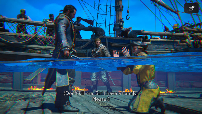 Fehler sind uns nur selten vor den Bug gekommen, nur einzelne kleine Glitches. Das Spiel läuft auf der getesteten PlayStation 5 Pro ansonsten flüssig und sauber (Bild: Ubisoft / Screenshot: Golem).