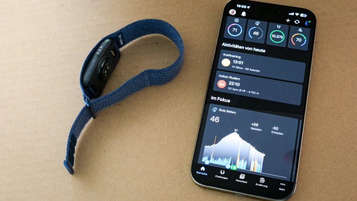 Ohne Smartphone und Garmin Connect kann man mit Cirqa nichts anfangen. (Bild: Steinlechner / Golem)