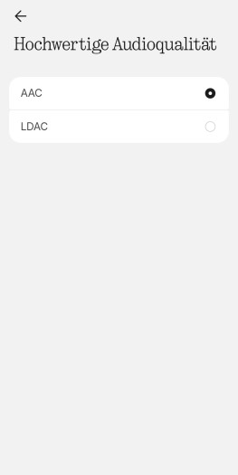 Die Ear (3a) bieten LDAC als HD-Bluetooth-Codec. (Bild: Nothing/Screenshot: Golem)