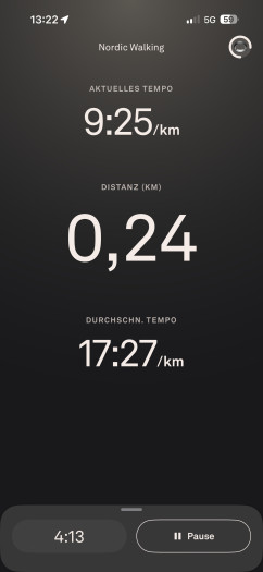 Hier werden Aktivitäten manuell gestartet, pausiert und beendet. (Bild: Oura / Screenshot: Golem)