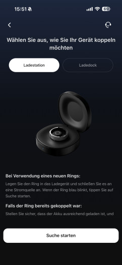 Die Einrichtung von Gen 3 ist unkompliziert und in wenigen Minuten erledigt. (Bild: Ringconn / Screenshot: Golem)