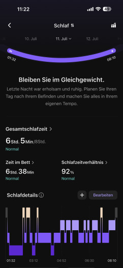 Die Schlafkurve bei Gen 3 (Bild: Ringconn / Screenshot: Golem)