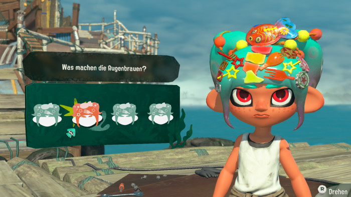 Zum Spielstart basteln wir unser Alter Ego. (Bild: Nintendo / Screenshot: Golem)