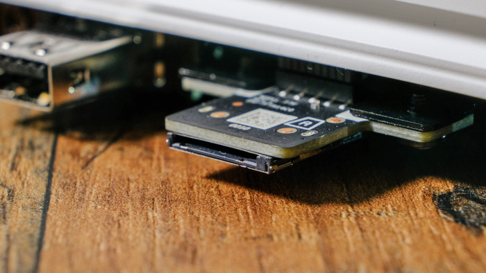 Der Micro-SD-Kartenleser (Bild: Oliver Nickel/Golem)